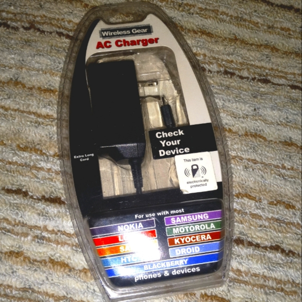 AC Charger Extra Long cord
